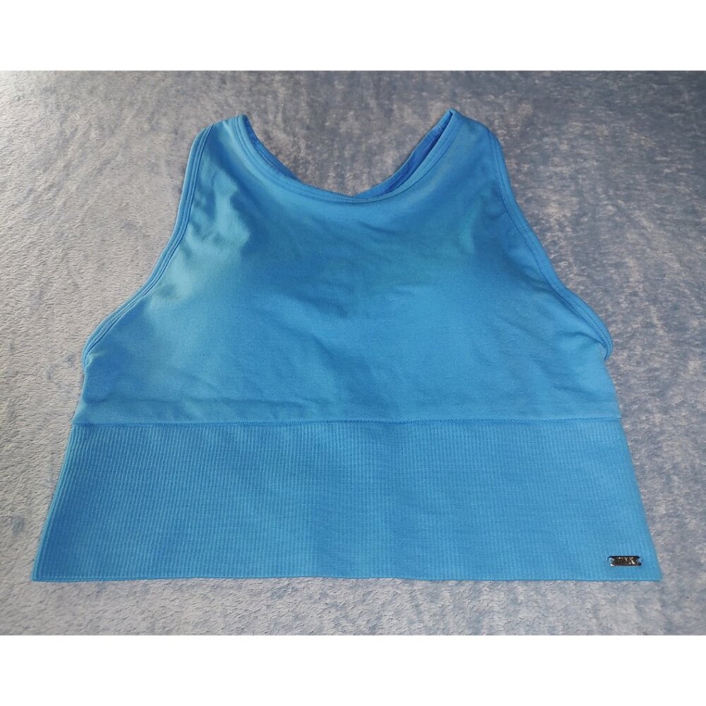 PINK SPORT BY VICTORIA'S SECRET Seamless Lightly Lined M Bra, Light Blue, NEW